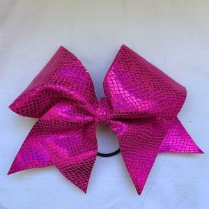 pink cheer bow